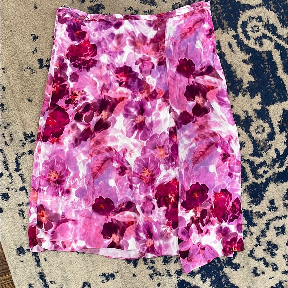 Fenn Wright Manson Pink Knee-Length Asymmetrical Skirt